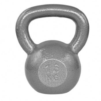 Grey Cast Iron Kettlebell Set