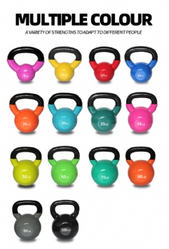 Colorful Pvc Cast Iron Kettlebell