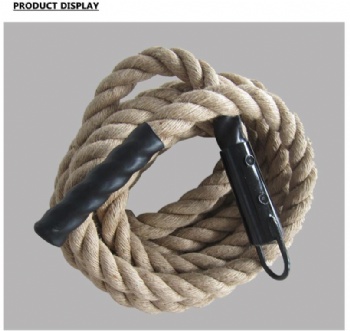 Gym Fitness Power Training Hemp Climbing Rope