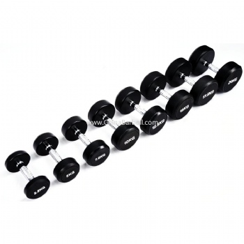 Round Rubber Dumbbell - CB-DB027