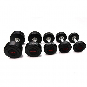 Round Rubber Dumbbell - CB-DB028