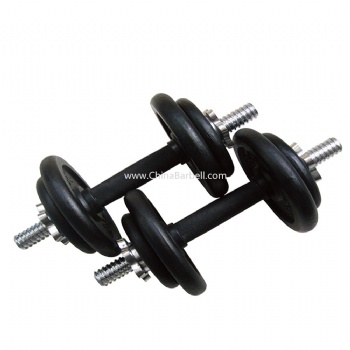 20KG Black Paint Dumbbell Set - CB-DB009