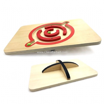 Rocker Wooden Balance Board w. maze - CB-AB413