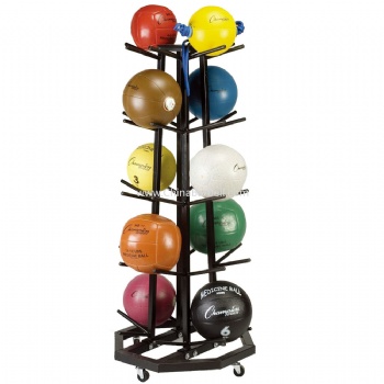 Medicine Ball Rack w.wheels -  CB-DR022