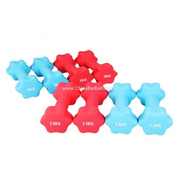 PVC Neoprene Dumbbell （plum blossom）- CB-DB044