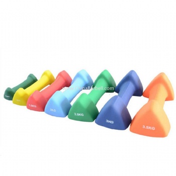 PVC Neoprene Dumbbell （Tri-agnle）- CB-DB046