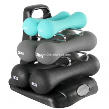 Vinyl/Neoprene Dipping Dumbbell Set - CB-DB059