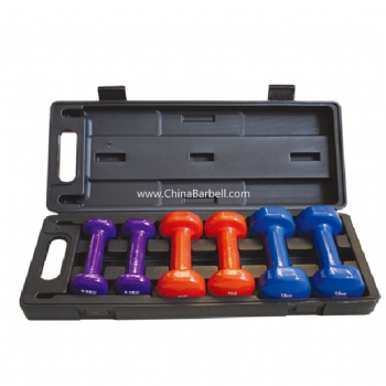 Vinyl/Neoprene Dipping Dumbbell Set - CB-DB060