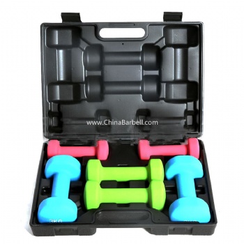 Vinyl/Neoprene Dipping Dumbbell Set - CB-DB063